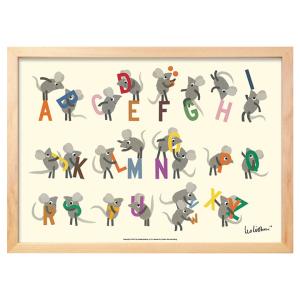 アートパネル Leo Lionni レオ・レオニ Letters えいごであそぼうよ モダン 玄関 アートフレーム アートポスター 額入り フレーム付き 芸術 イン ssx