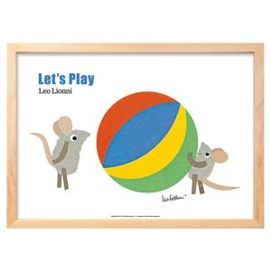 アートパネル Leo Lionni レオ・レオニ Let's Play あそぼうよ モダン 玄関 アートフレーム アートポスター おしゃれ 絵画 芸術 インテリア ssx