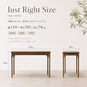 デスク 幅110cm アンティーク風 木製 レ...の詳細画像5