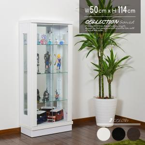 コレクションラック ミドルタイプ 幅50 完成品 LEDライト ケース