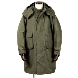 バブアー Babour ／ 24SS 撥水軽量リップストップナイロンモッズコート「WIND PARKA（MCA0954）」（OLIVE NIGHT／オリーブ）｜ikinakikonashi