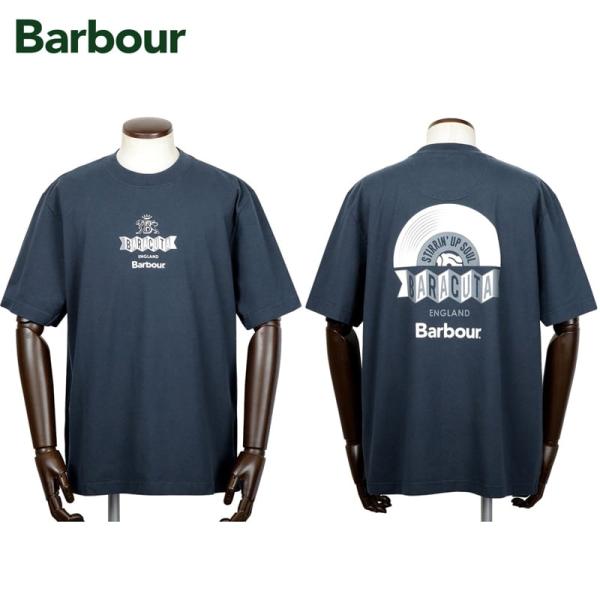 バブアー×バラクータ Barbour×BARACUTA ／ コットンテンジク半袖クルーネックカットソ...