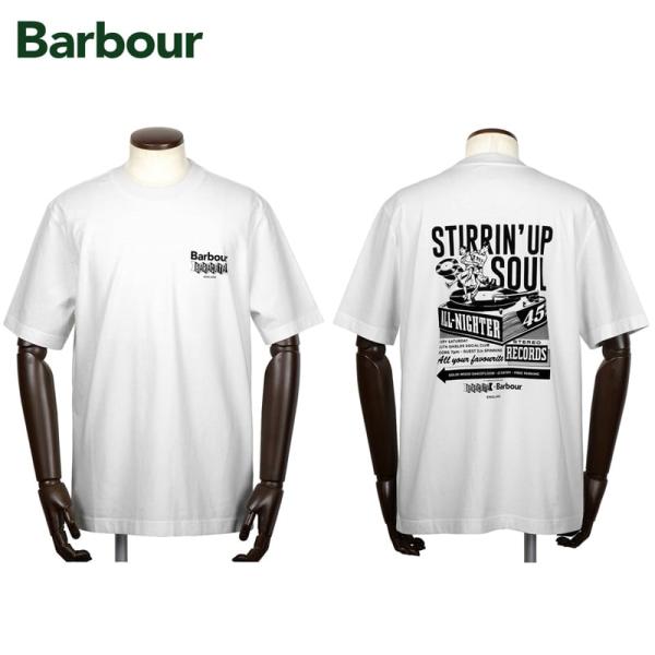 バブアー×バラクータ Barbour×BARACUTA ／ コットンテンジク半袖クルーネックカットソ...