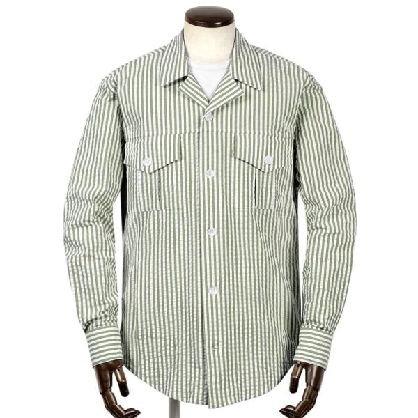 【SALE】バグッタ BAGUTTA ／ 24SS コットンストレッチシアサッカーストライプCPOシ...