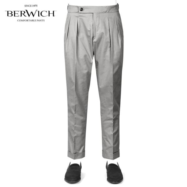 ベルウィッチ BERWICH ／国内正規品／ 26SS コットンストレッチツイルサイドアジャスターパ...