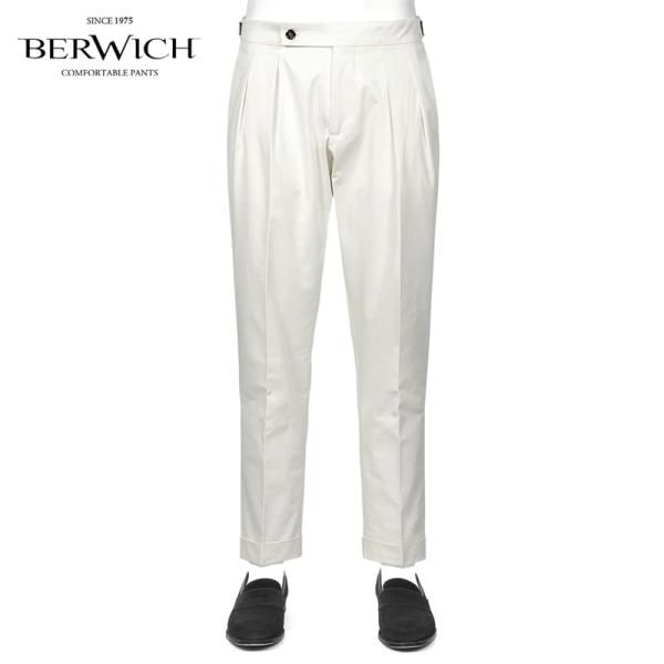 ベルウィッチ BERWICH ／国内正規品／ 26SS コットンストレッチツイルサイドアジャスターパ...