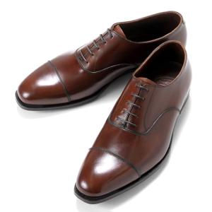 クロケット＆ジョーンズ CROCKETT＆JONES アンティークカーフストレートチップ「AUDLEY 3（HAND GRADE）」（CHESTNUT／チェスナットブラウン）｜ikinakikonashi