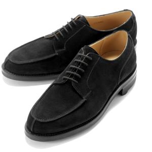 クロケット＆ジョーンズ CROCKETT＆JONES レペロスエードUチップダービー「MORETON」（BLACK／ブラック）｜ikinakikonashi