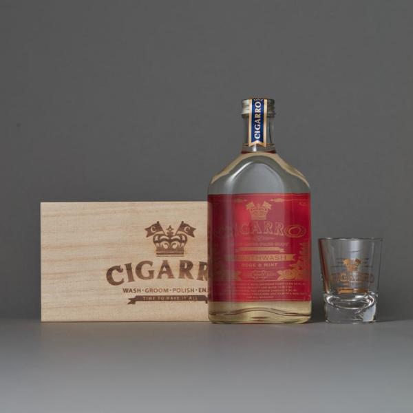 シガーロ CIGARRO ／国内正規品／ ショットグラス・木箱付きマウスウォッシュ200ml（CI-...