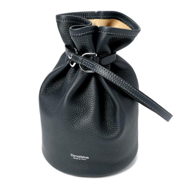 ダニエル&amp;ボブ Daniel&amp;Bob ／ シュリンクレザードローストリングバッグ「P. SACCA ...