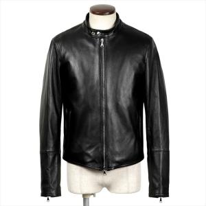 エンメティ EMMETI ／ 干場義雅別注 ラムナッパレザーシングルライダースジャケット「H（アッカ）」（NERO／