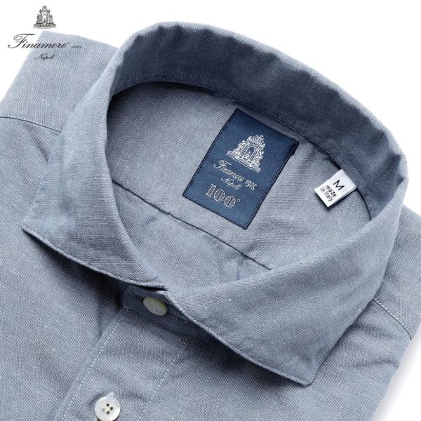 【SALE】フィナモレ Finamore ／ 25-26AW コットンシャンブレーワンピースカラーシ...