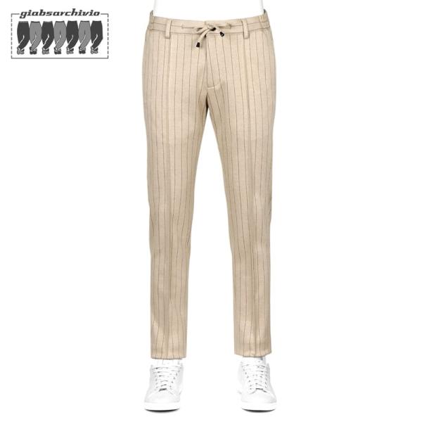 ジャブスアルキヴィオ giabsarchivio ／ 25-26AW ウォッシャブルチョークストライ...