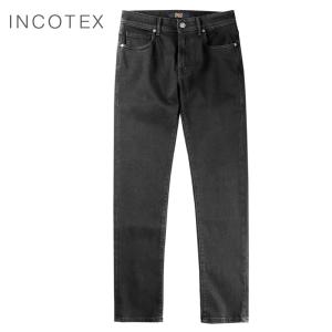 【美品】インコテックス ストレッチ ストレートデニム ジーンズ 38インチ 濃紺 INCOTEX BLUE DIVISION（インコテックス ブルーディヴィジョン