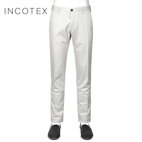 インコテックススラックス INCOTEX SLACKS ／ 製品染めコットンストレッチギャバジンチノ...