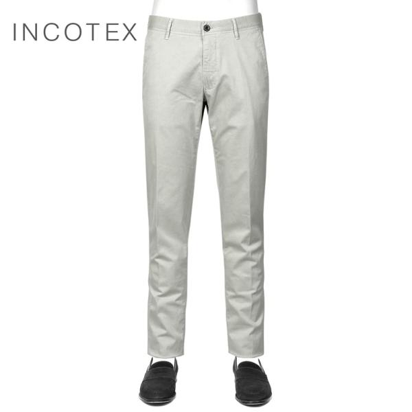 インコテックススラックス INCOTEX SLACKS ／ 製品染めコットンストレッチギャバジンチノ...