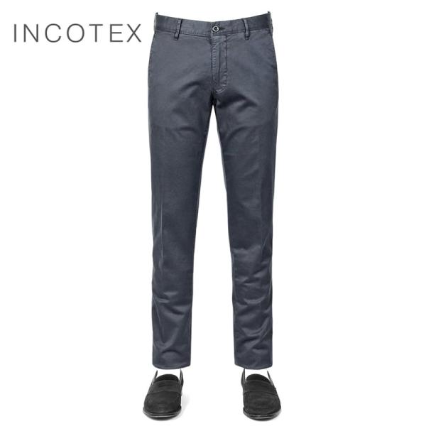 インコテックススラックス INCOTEX SLACKS ／ 製品染めコットンストレッチギャバジンチノ...