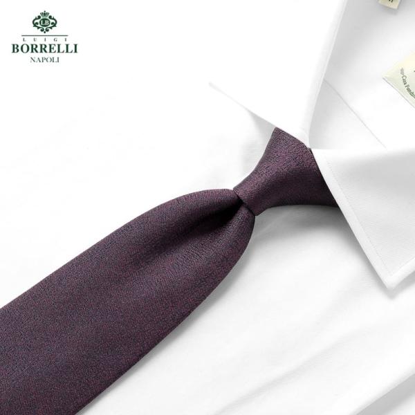 ルイジボレッリ LUIGI BORRELLI ／ 25-26AW シルクジャカードメランジネクタイ「...