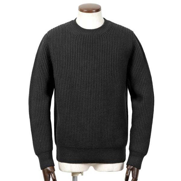【SALE】マックジョージ MC GEORGE ／ ウールカシミヤローゲージリブ編みリアルフィッシャ...