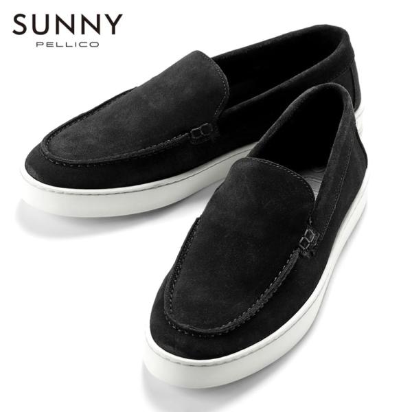 ペリーコサニー PELLICO SUNNY ／ カーフスエードモカシンスリッポンスニーカー「M005...