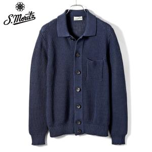 サンモリッツ S.Moritz ／ 26SS ドライコットン12ゲージ鹿の子編み立ち