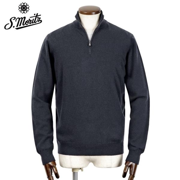 サンモリッツ S.Moritz ／ 25-26AW Super120’sウールカシミヤ12ゲージ立ち...