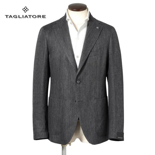 【SALE】タリアトーレ TAGLIATORE ／ 25SS リネンウールヘリンボーン2Bジャケット...