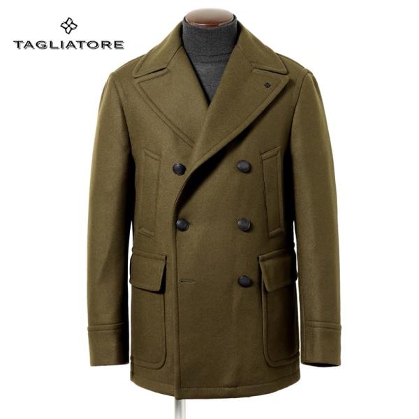 【SALE】タリアトーレ TAGLIATORE ／ 25-26AW ウールダイアゴナルメルトン6Bピ...