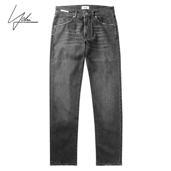 イカイ YCHAI ／ ウォッシュドコットンストレッチブラックデニムジーンズ「TORPEDO（YPU...