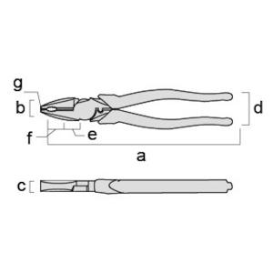 フジ矢 偏芯パワーペンチ(KUROKIN)20...の詳細画像1