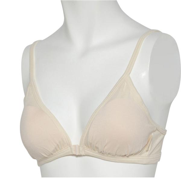 Leaf Cube Organic やわらかフロントホック（前開き）ブラ「テトベリーフロントホックブ...