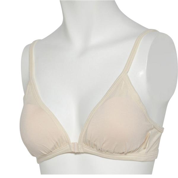 Leaf Cube Organic やわらかフロントホック（前開き）ブラ「テトベリーフロントホックブ...