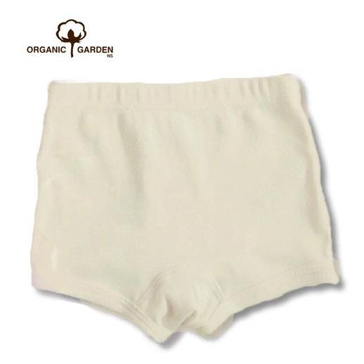 オーガニックガーデン オーガニックコットン100％ キッズ やわらかフライスショーツ 100〜130...