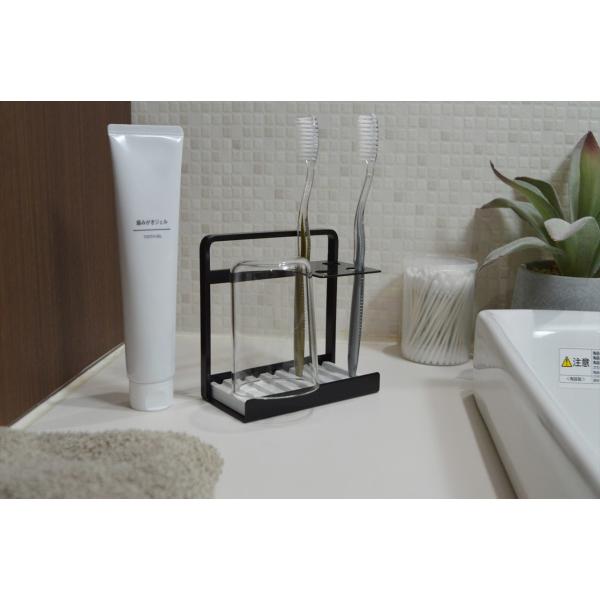 COLLEND　コレンド&lt;br&gt;Toothbrush Stand With Dry Tray　歯ブラ...