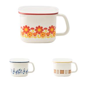 富士ホーロー 角型みそポット メモリーズシリーズ FJ-KP HNM