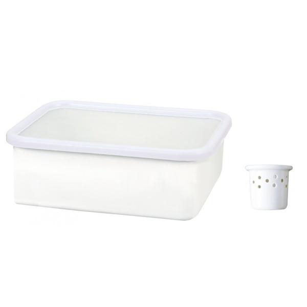 送料無料 富士ホーロー ちょっとぬか漬け容器 NK-201 HNM