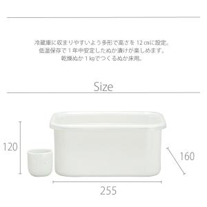 野田琺瑯 ぬか漬け美人 TK-32 HNMの詳細画像2