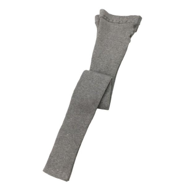 オーガニックガーデン ヤクリブレギンス　オーガニックコットン100％ スーピマ綿 ns8235 8-...