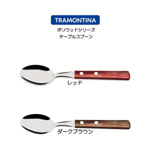 メール便選択可】トラモンティーナ ポリウッド ティースプーン レッド