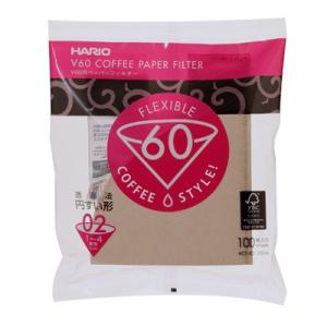 HARIO V60用ペーパーフィルター02M 100枚 1-4杯用 5セット ハリオ