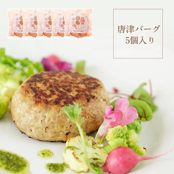 唐津バーグ 5個 プレゼント ギフト 感謝 食べ物 贈り物 ハンバーグ ギフト 送料無料 いきや食品