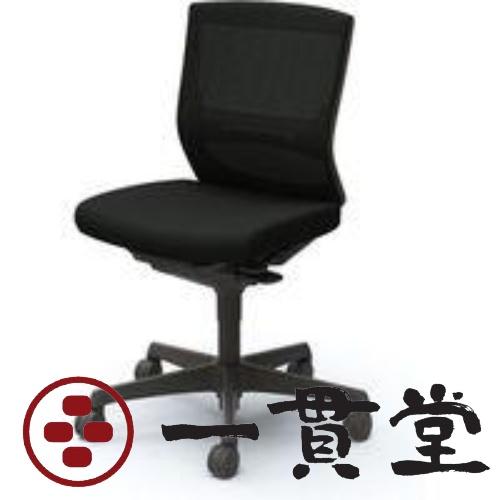 C431JS FHB1 |オカムラ エスクードメッシュローバック肘なし ブラック(メーカー直送)