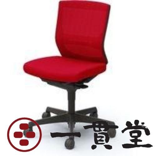 C431JS FHB8 |オカムラ エスクードメッシュローバック肘なし レッド(メーカー直送)