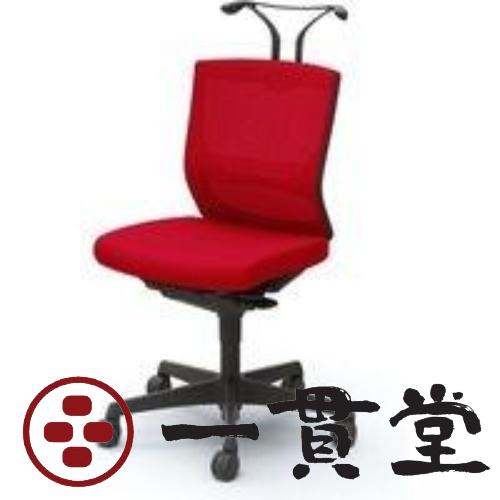 C432JS FHB8 |オカムラ エスクードメッシュローバック肘なし レッド(メーカー直送)