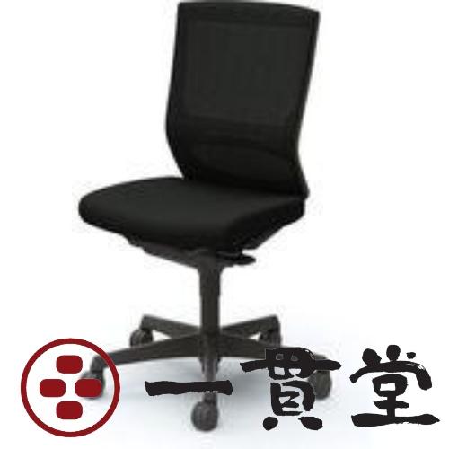 C437JS FHB1 |オカムラ エスクードメッシュチェア肘なし ブラック(メーカー直送)