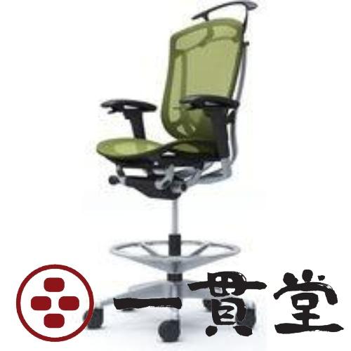 CC82JS FPG5 オカムラ コンテッサ セコンダ 可動肘 座メッシュ グリーン 1脚(メーカー...
