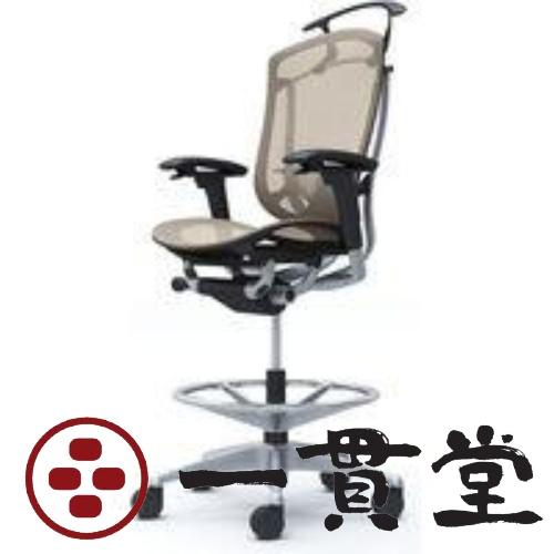 CC82JS FPG7 オカムラ コンテッサ セコンダ 可動肘 座メッシュ ベージュ 1脚(メーカー...