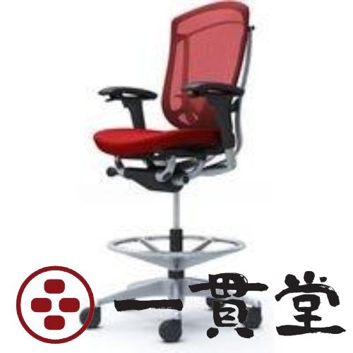 CC83JS FPC9 オカムラ コンテッサ セコンダ 可動肘 座クッション レッド 1脚(メーカー...