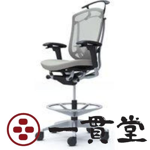 CC84JS FPC3 オカムラ コンテッサ セコンダ 可動肘 座クッション ライトグレー 1脚(メ...
