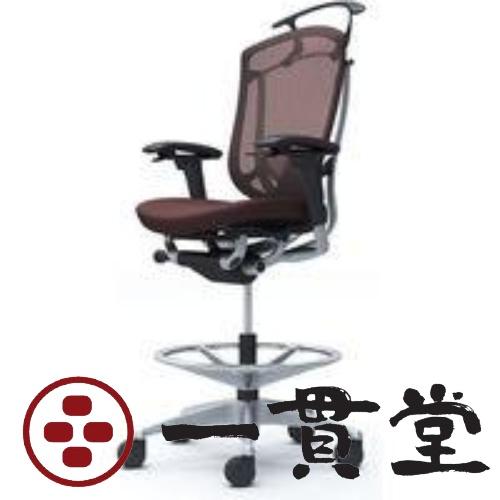 CC84JS FPC8 オカムラ コンテッサ セコンダ 可動肘 座クッション ダークブラウン 1脚(...